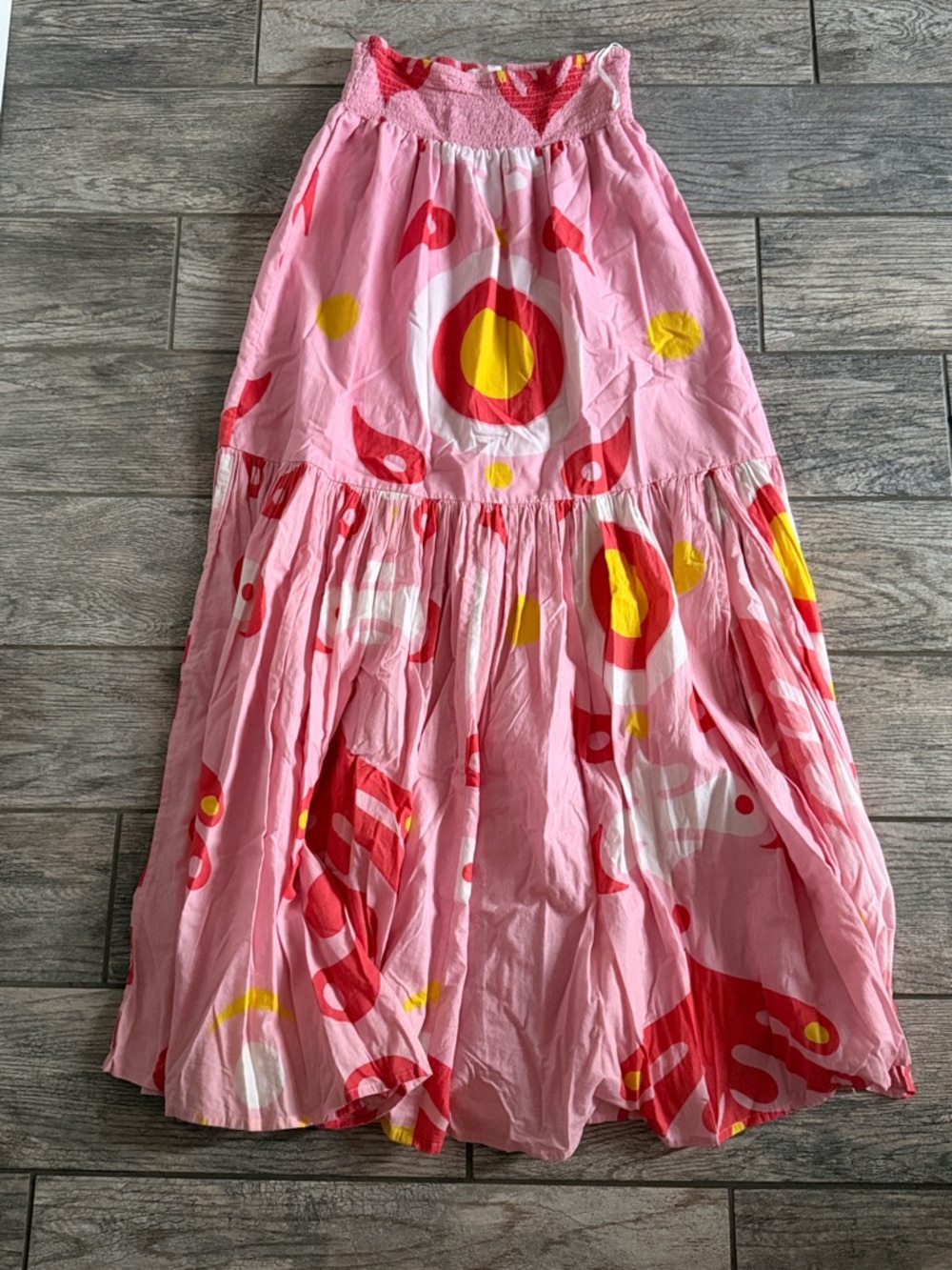 Sheridan French Madelyn Skirt in Blush Ink Blot